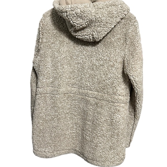 Mo-Ka Santa Fe Apparel Sherpa Fleece Hooded Jacket Size L - Picture 4 of 12